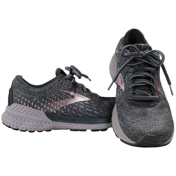 Brooks Adrenaline GTS 21 Running Shoes Women’s 8.5 Gray Pink Cushion Support - Picture 1 of 14